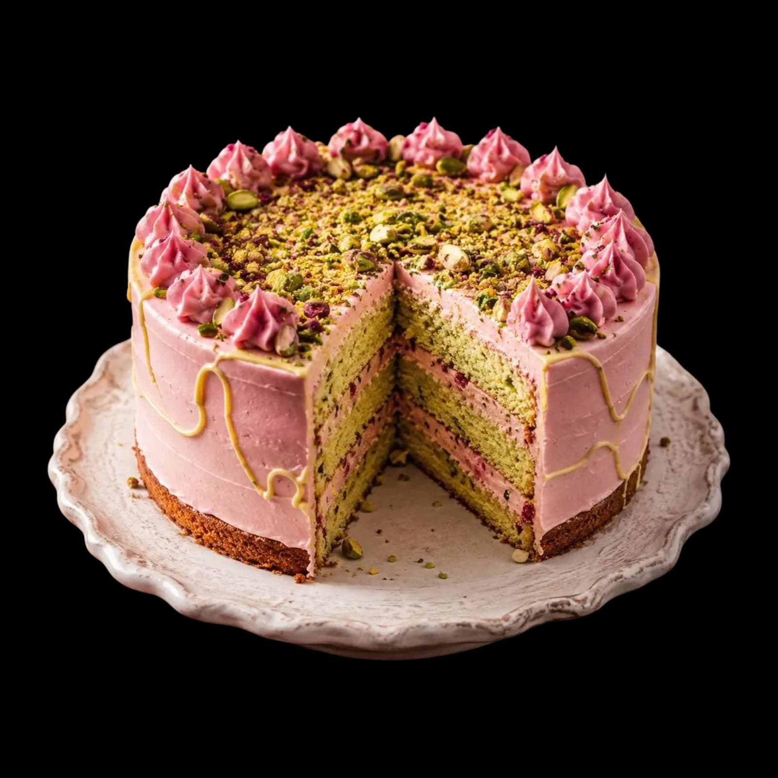 Rose Pistachio Bento